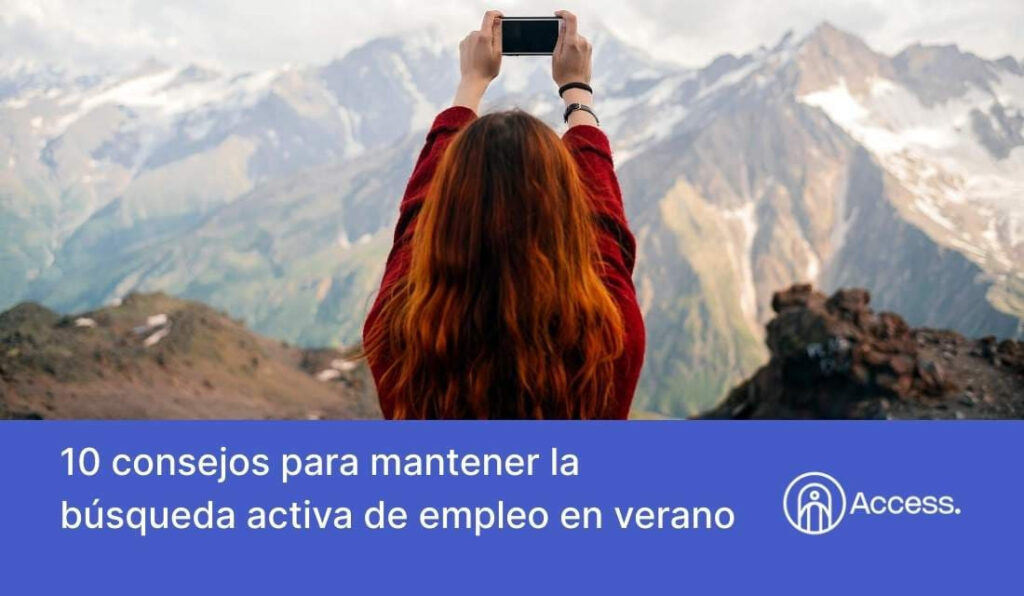 búsqueda activa de empleo en verano