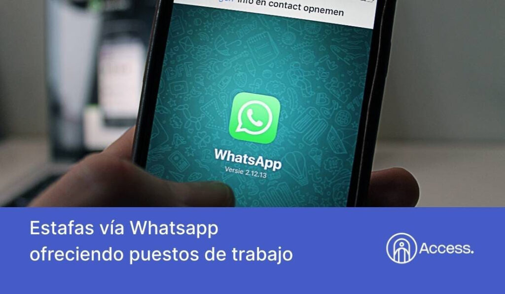 Estafas vía Whatsapp ofreciendo puestos de trabajo